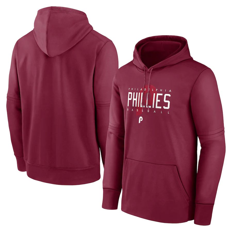 Men 2023 MLB Philadelphia Phillies red Sweatshirt style 1
